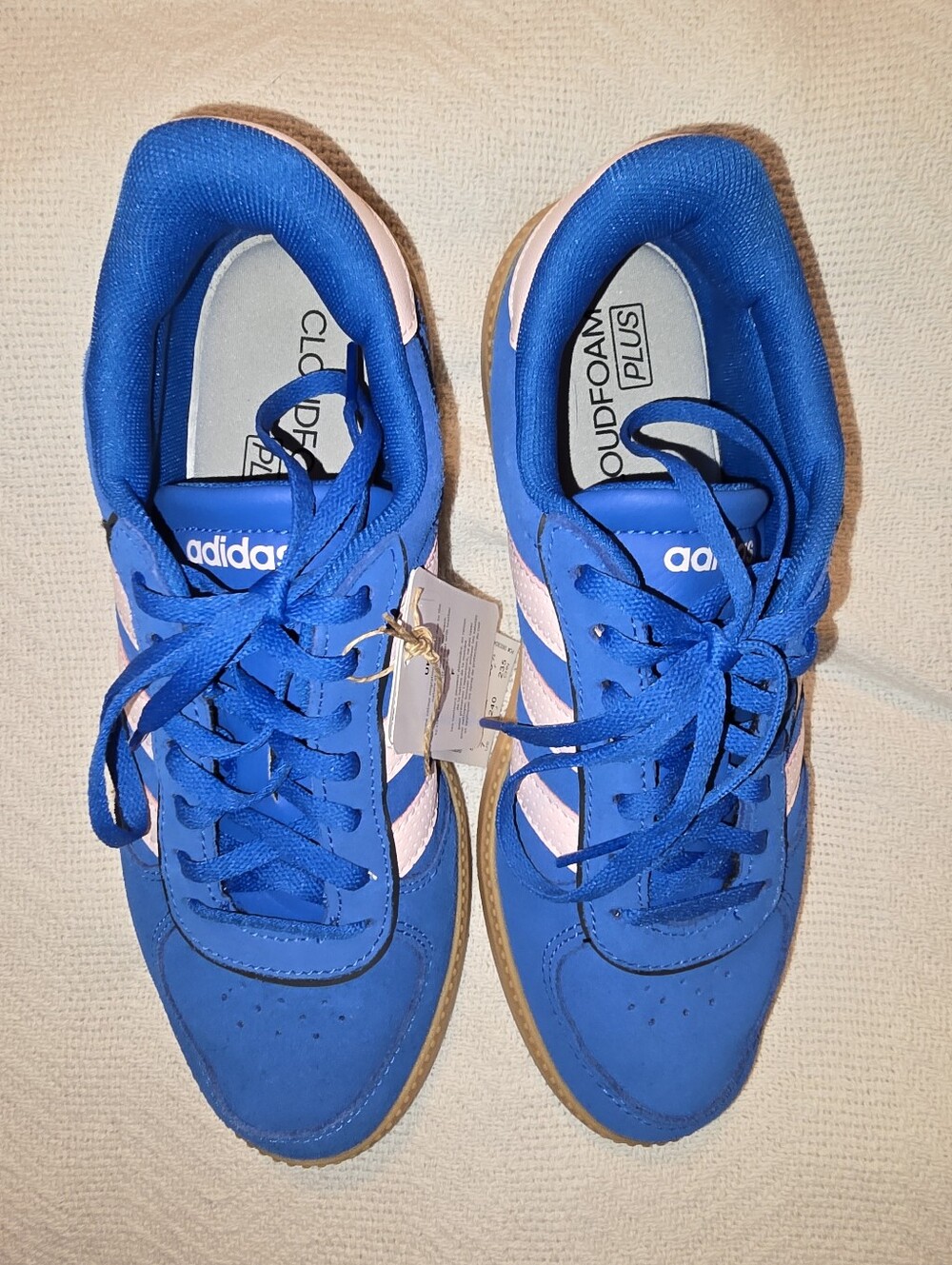 NWT AND BOX Adidas Women Breaknet Sleek Royal Blue Pink JH6901 NIB Size [X]